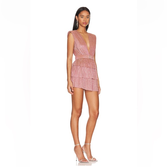 Skylar Mini Dress by Sabina Musayev in color pink lemonade - Picture 2 of 4